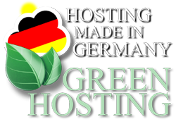 Webhosting Hosting Made in Germany Green